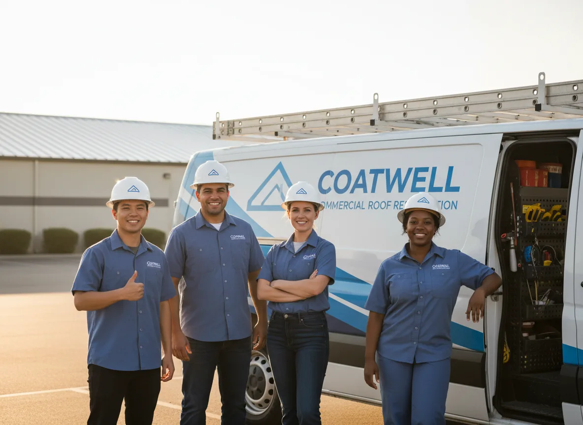 Commercial roof coating company in Hector, MN